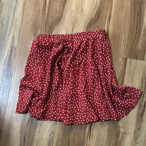 Red Polka Dot Skirt
